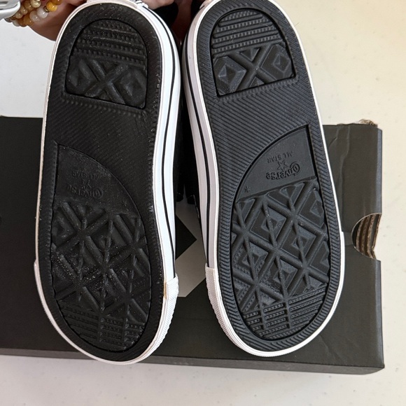 Converse Kids Black and White Sneakers - Picture 3 of 4